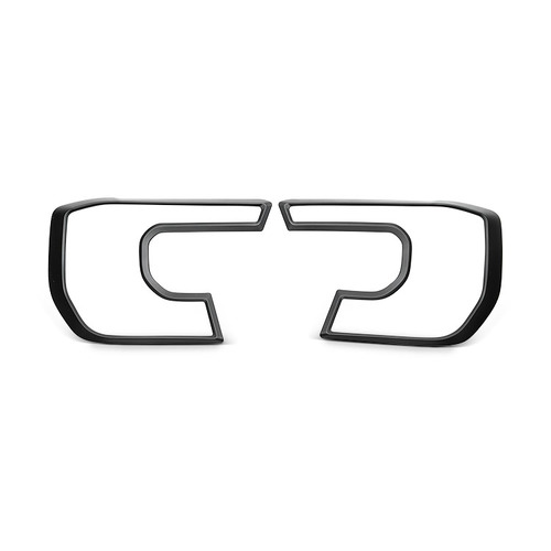 TerraTrex Headlight Accent Trim Cover - Matte Black (Next Gen Ranger / Raptor / Everest)