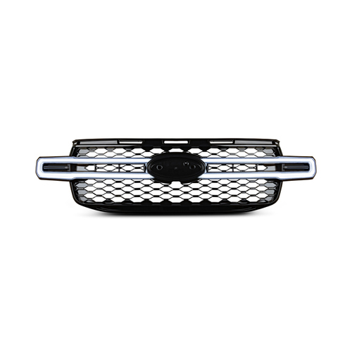 TerraTrex Razor LED Grille - Gloss Black (Next Gen Ranger / Everest)