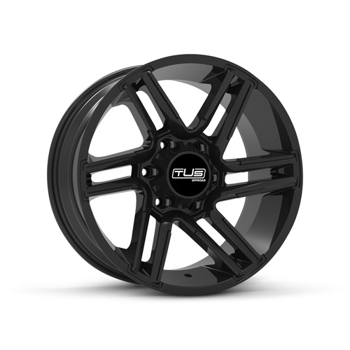 TUS Offroad Turbine Gloss Black Wheels (18x9 +12) [Single Wheel]